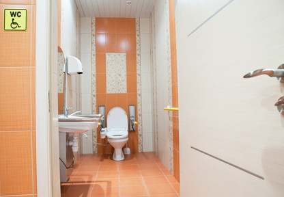 Toilettes spécialement conçues pour une personne handicapée